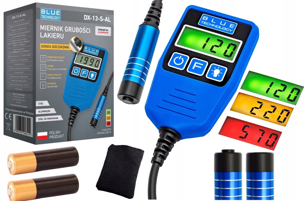 Толщиномер покрытия тестер датчик DX-13-S-AL