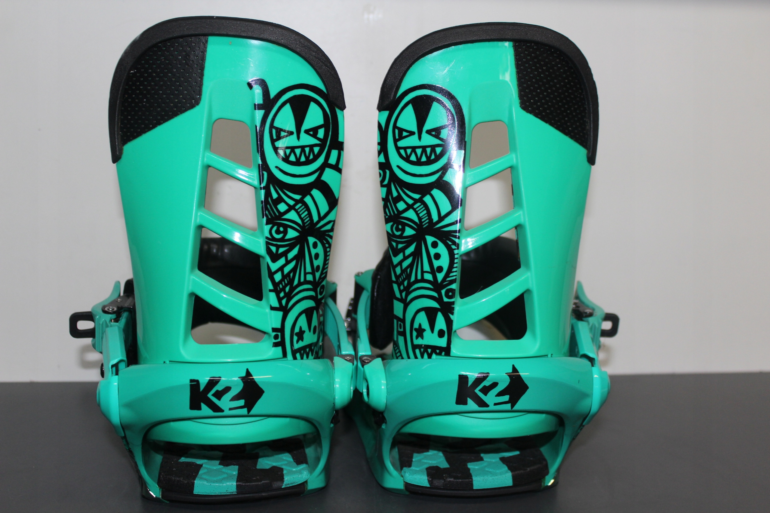 K2 UPRISE wiązanie snowboard roz.''L'' [W22] Kolor dominujący odcienie zieleni