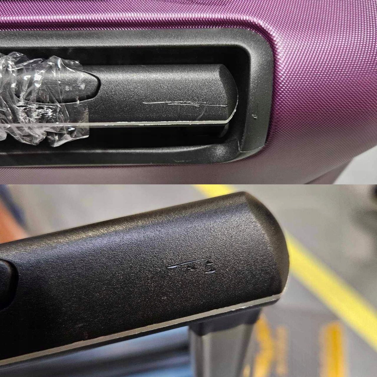 WINGS Mała WALIZKA podróżna TWARDA do SAMOLOTU BAGAŻ podręczny na 4 kółkach Marka Wings