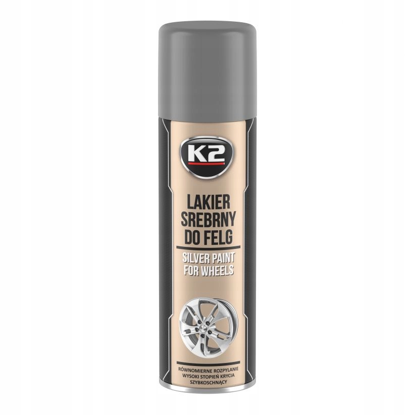 

K2 Srebrny Lakier Do Felg 500 ML