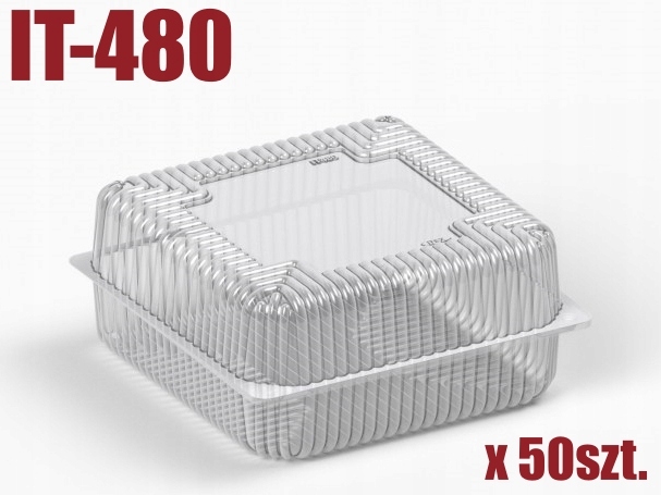 

Pojemnik na ciastka ciasto Pet/ 4700 ml 50 szt.