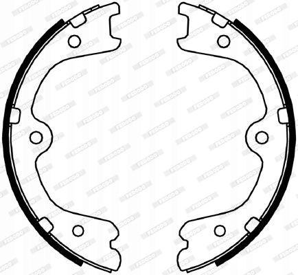 ZESTAW SZCZĘK HAMULCOWYCH, HAMULEC POSTOJOWY Stan opakowania oryginalne