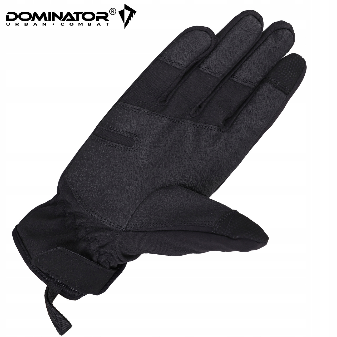 RĘKAWICE TAKTYCZNE SOFTSHELL DOMINATOR CZARNE S Wzór dominujący bez wzoru