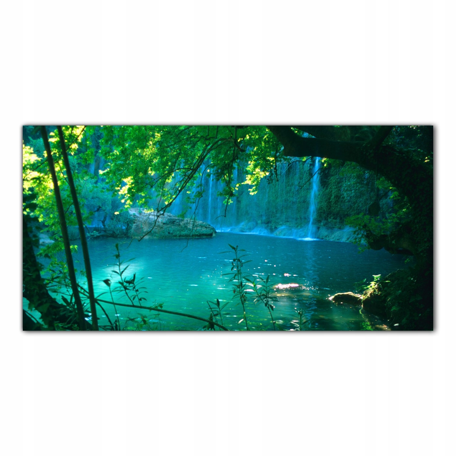 Vodopád Natura Voda 100x50 Kuchyňa sklenené panely