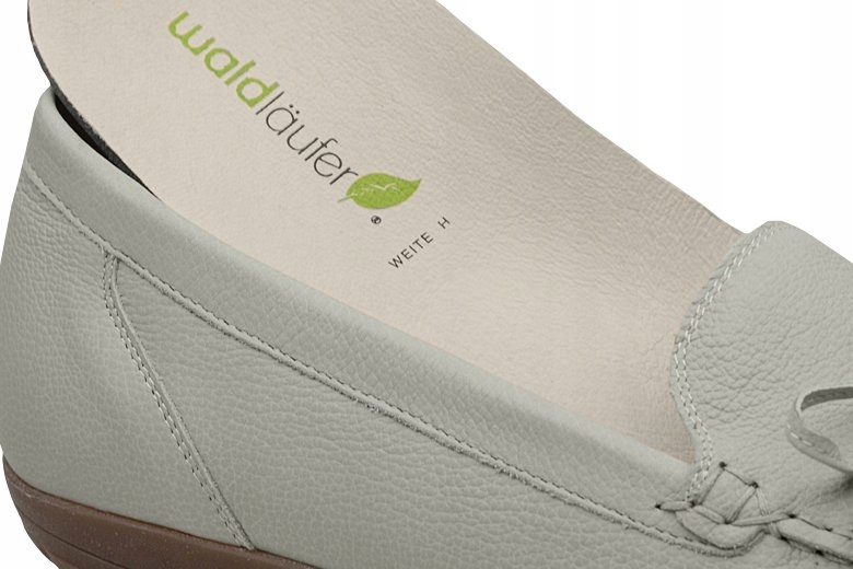 Mokasyny WALDLAUFER 329501 r.39 (5,5) H Haluksy Kolor zielony