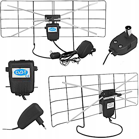 

Mocna Antena Pokojowa DVBT2 Mux8 4K Tv Naziemnej
