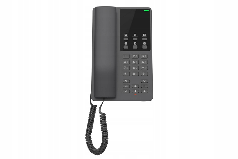 Grandstream GHP621W Sip WiFi hotelový telefón čierny GHP621W