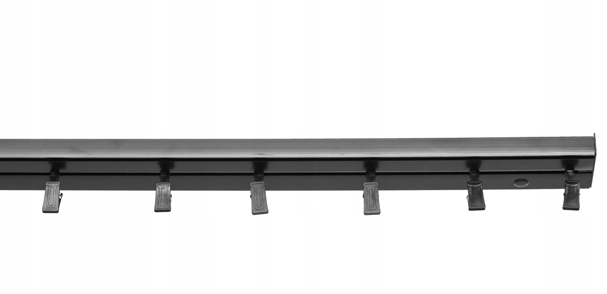 

Karnisz sufitowy jednotorowy Czarny Pcv 390cm