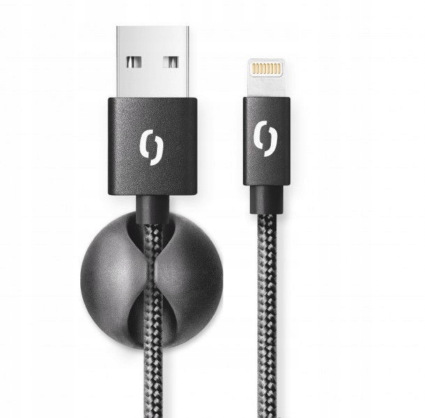 Aligator Premium 2A kabel, Lightning 2m, czarny