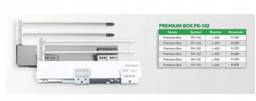 

Szuflada Atm Premium Box Wysoka L-500 Cichy Domyk