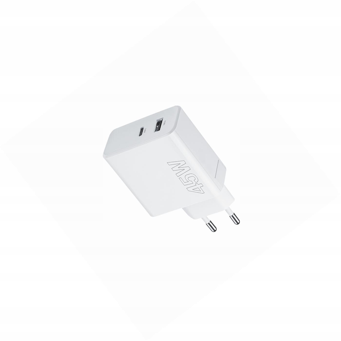 Szybka ładowarka 45W sama kostka 2 wejścia do Huawei P20 Lite