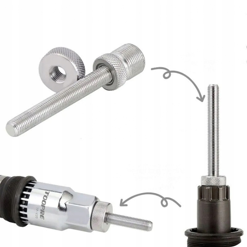 KLUCZ DO SUPORTU NA KWADRAT + ŚRUBA DOCISKOWA MUNDO Przeznaczenie do suportu