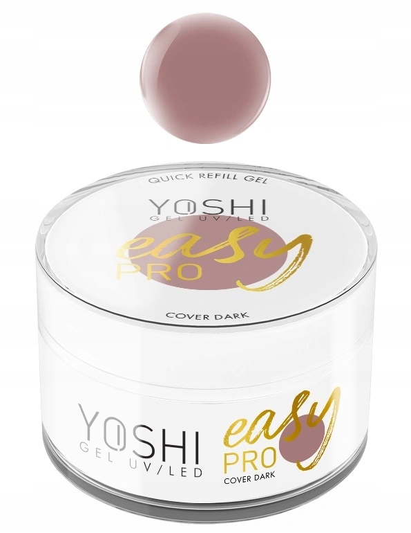 Yoshi Gel Easy Pro Gel Uv Led Cover Dark 50 ml tmavě béžová