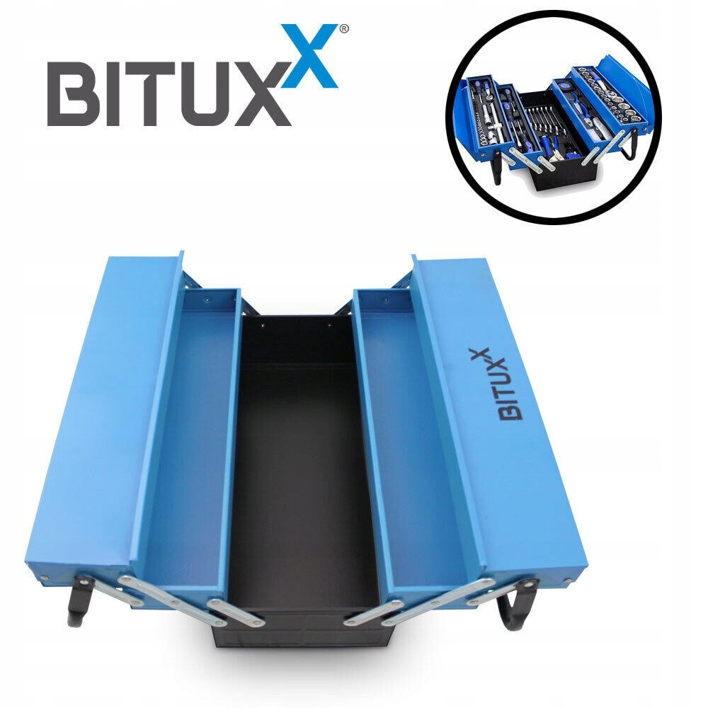 Kufr na nářadí přenosný, skládací, výsuvný