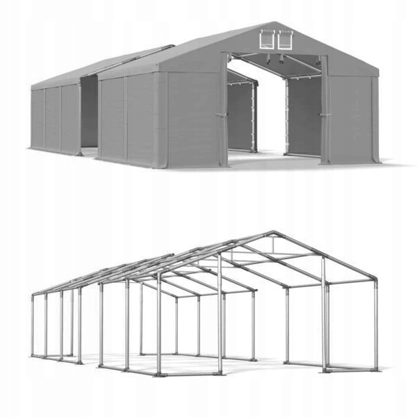 Namiot Budowlany 4x14m Przemysłowy DAS 560 W