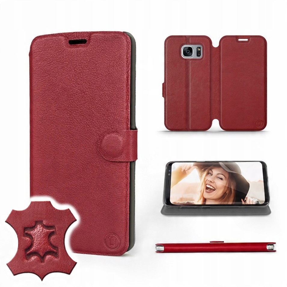 

Etui Mobiwear do Samsung Galaxy S7 Edge - Dark Red