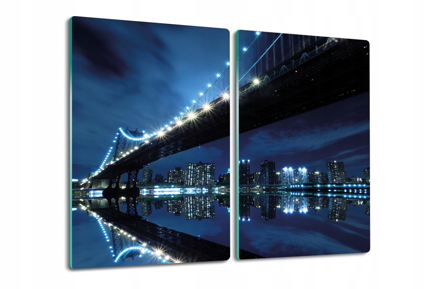 dvojitá kuchyňská deska 2x30x52 Manhattan most Ny