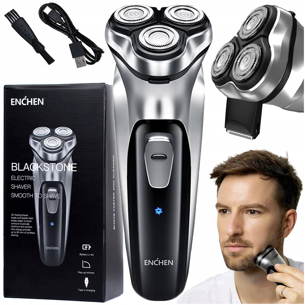Enchen Golarka Elektryczna Maszynka Do Golenia Blackstone-c Trymer