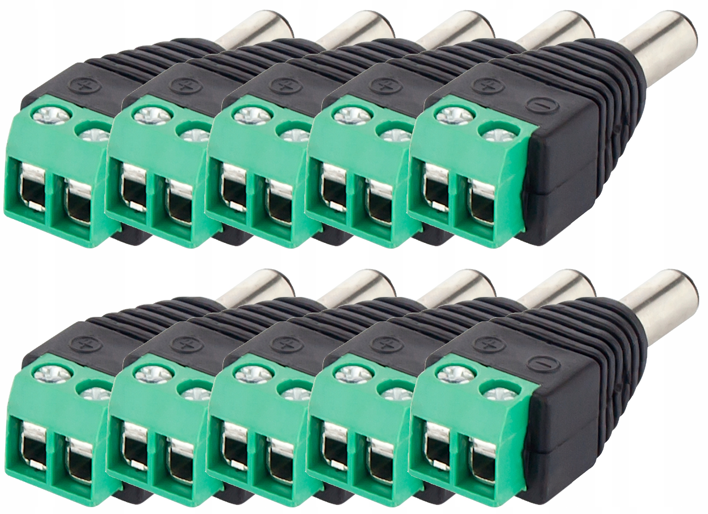 

Konektor Wtyk Szybkozłącze DC 2,1x5,5 S-55 10 szt.