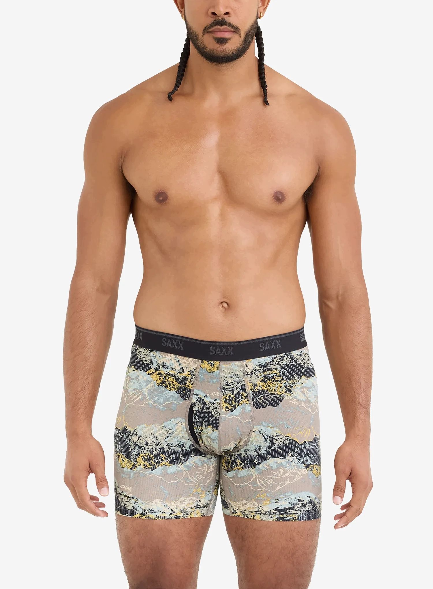 Termoaktivní boxerky Saxx Quest Quick-Dry Mesh Boxer Brief Fly M