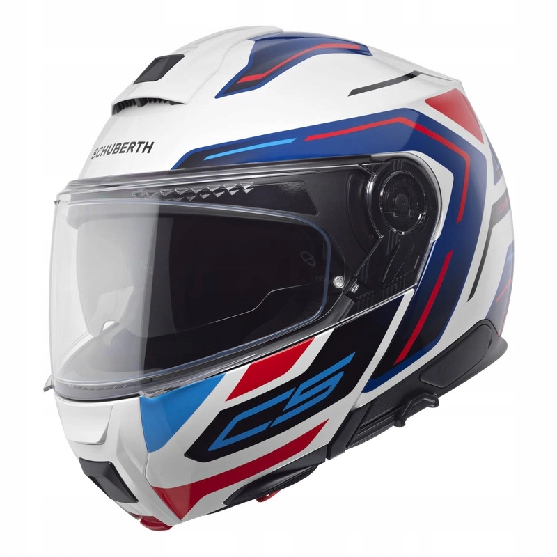 Motocyklová prilba s čeľusťami Schuberth C5 Ece Omega White Darčeky