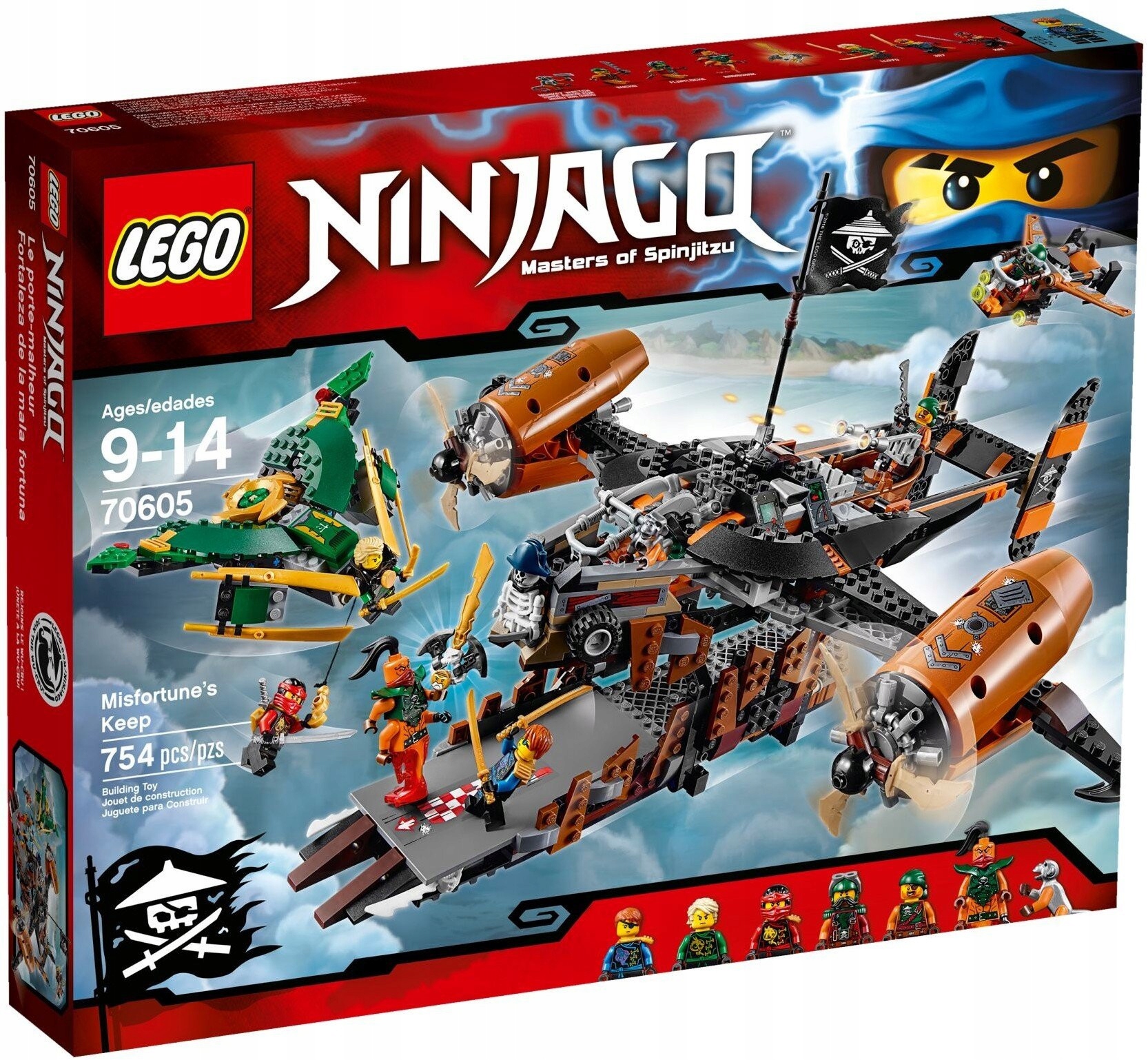 Lego Ninjago 70605 Pevnost neštěstí Nové