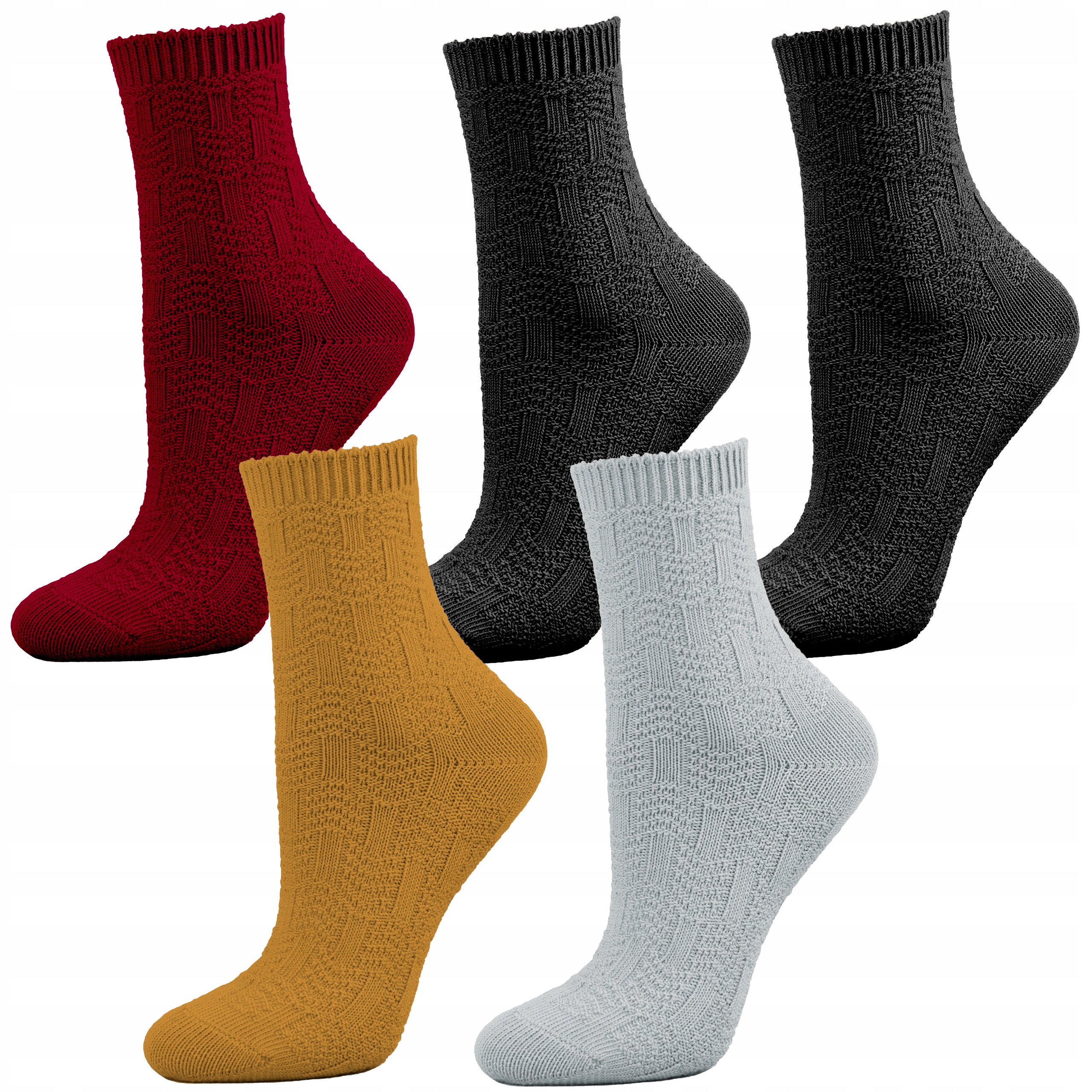 

5x Skarpety Damskie Bawełniane Skarpetki 35-38