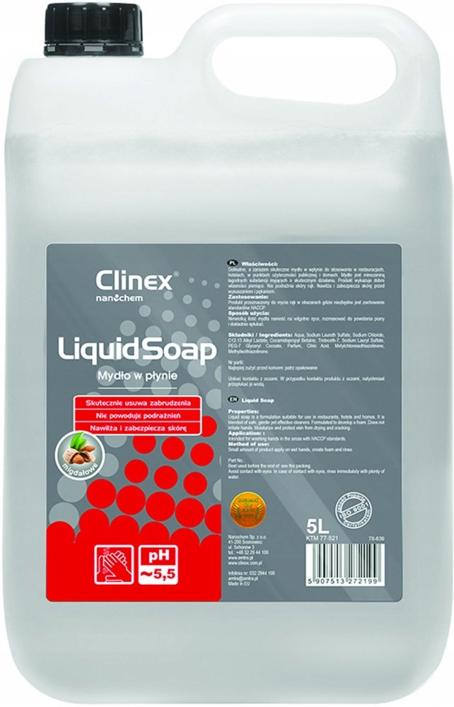 

Clinex Liquid Soap 77-521 Mydło w płynie 5 l