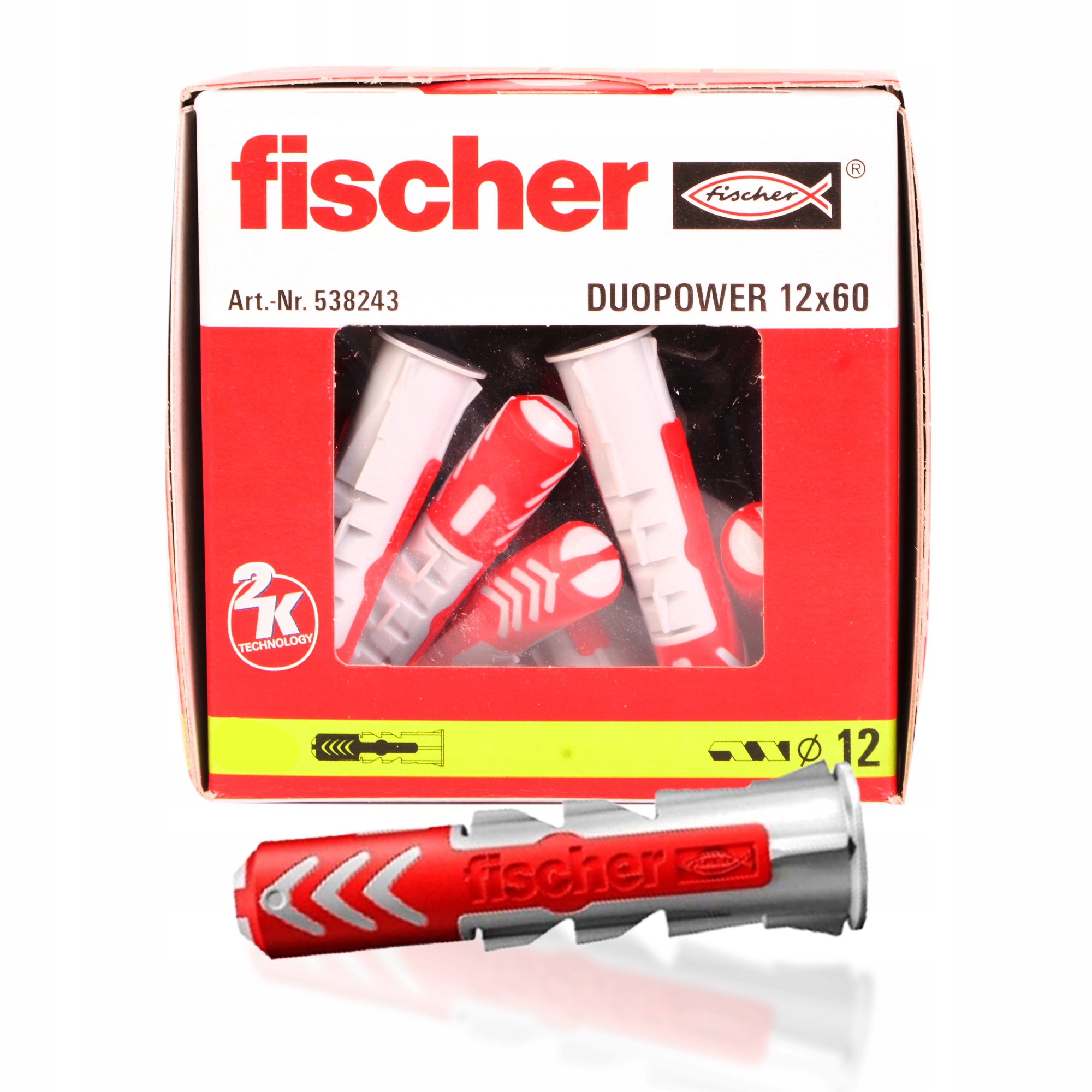 

Fischer kołki kołek duopower 12x60 25 sztuk