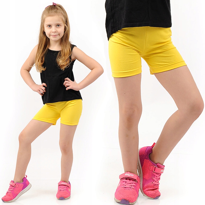 

Legginsy kolarki Krótkie spodenki Getry Żółte 104