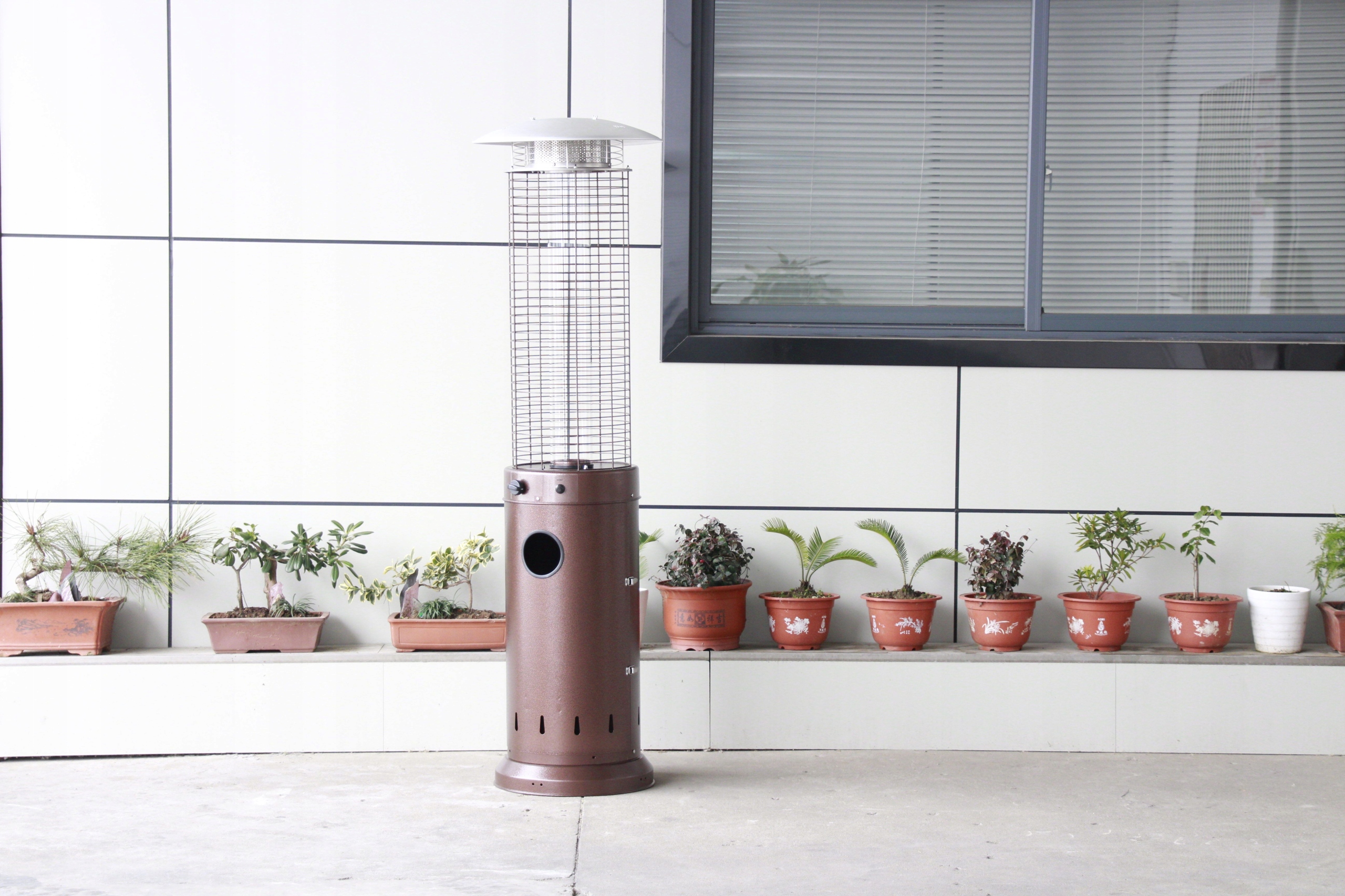 Parasol grzewczy ogrzewacz gazowy tarasowy PORTO brązowy zestaw 2 szt. Producent inna