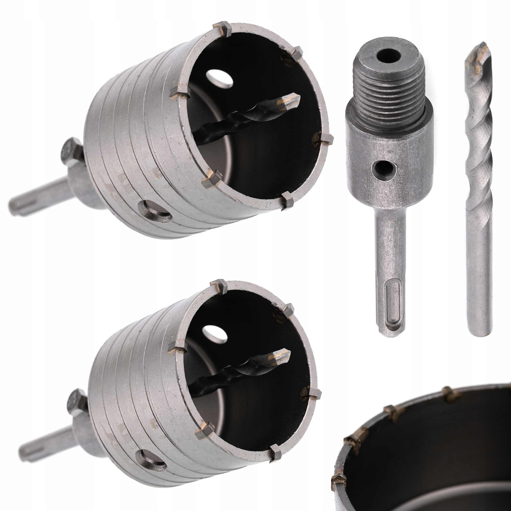 OTWORNICA DIAMENTOWA DO MURU BETONU FREZ KORONKA 65MM 80MM SDS+