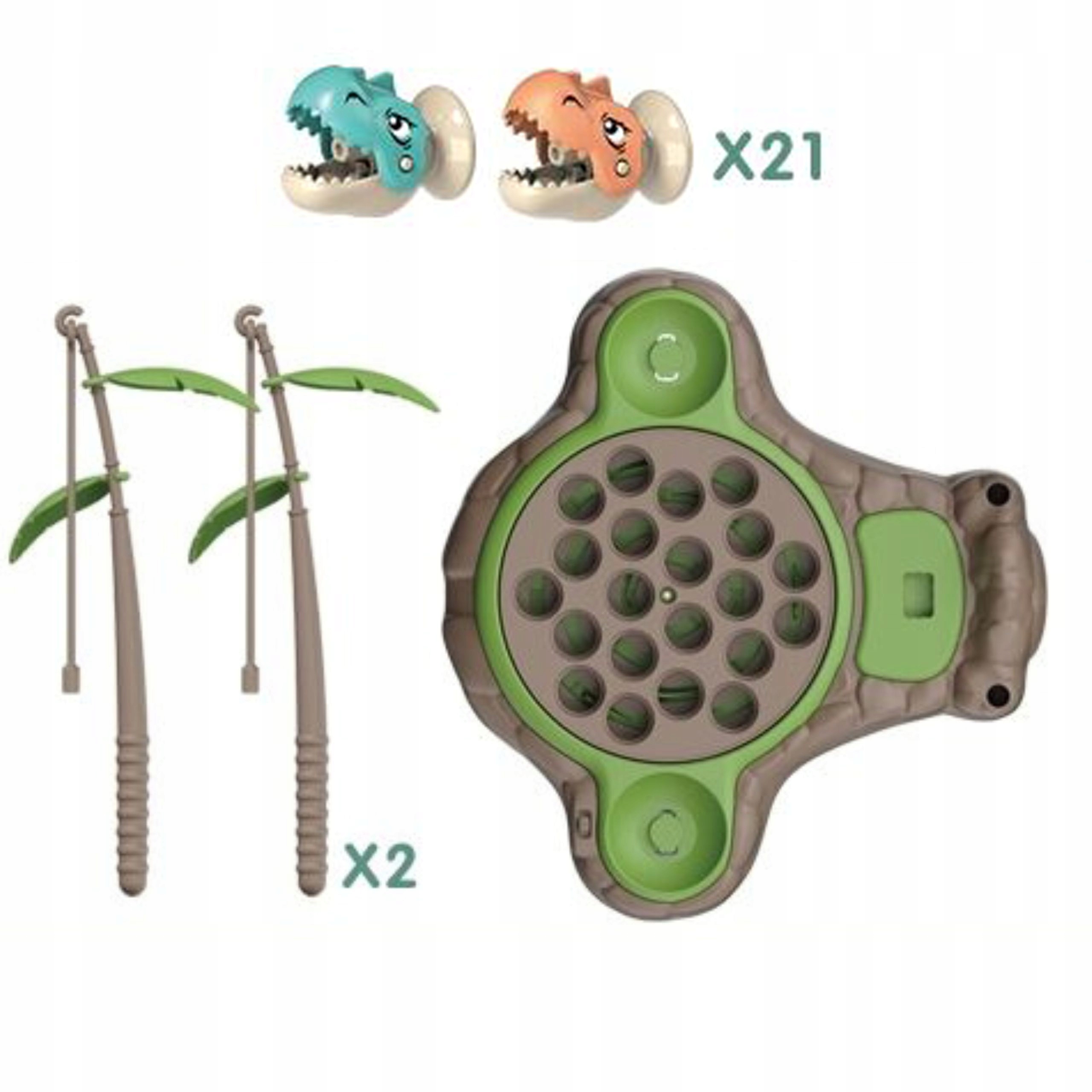 WAGA SZALKOWA GRA ŁOWIENIE MAŁYCH DINOZAURÓW NAUKA LICZENIA WOOPIE Marka Woopie