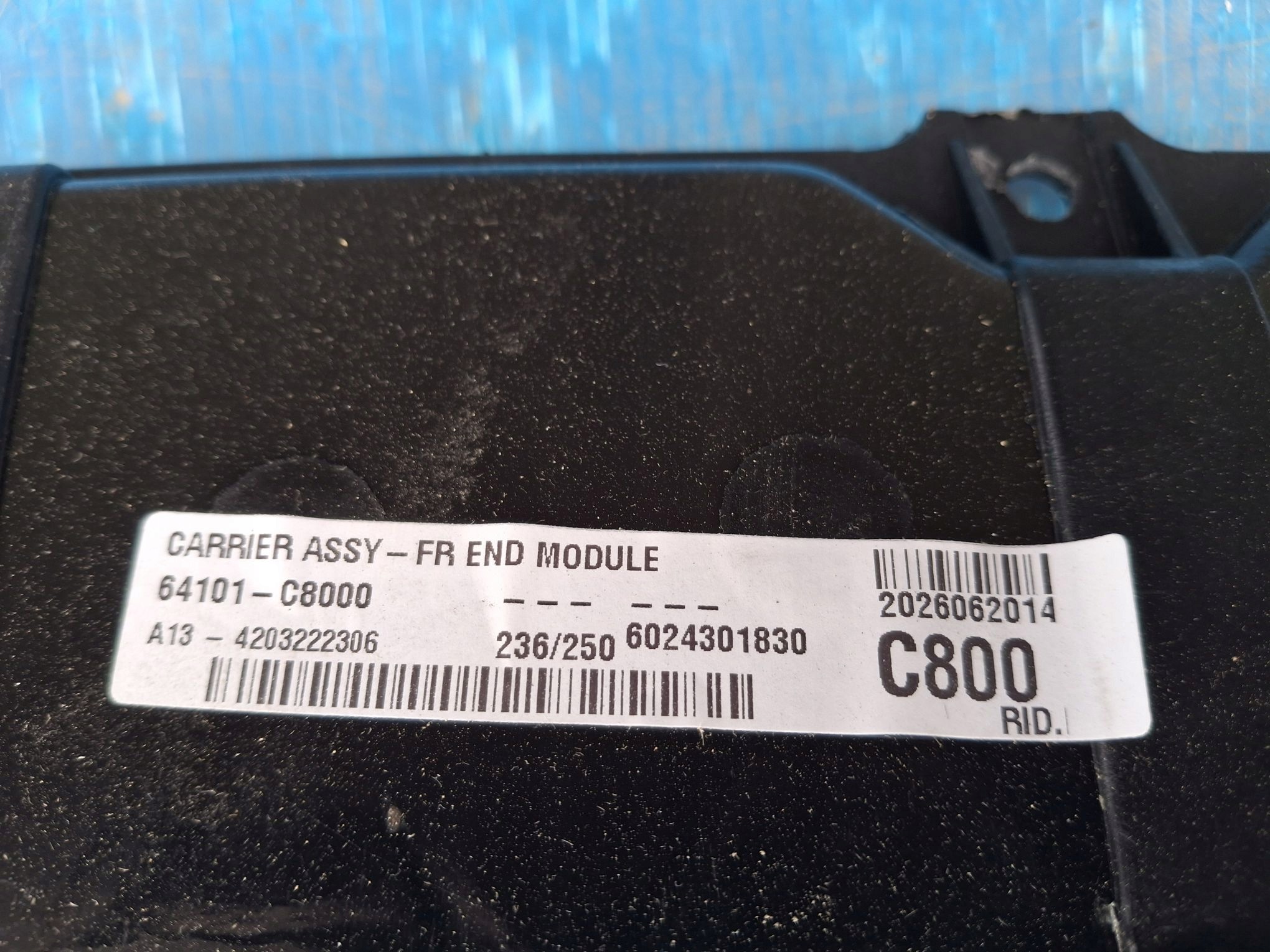 stěny přední příčka HYUNDAI I20 II 2014R->