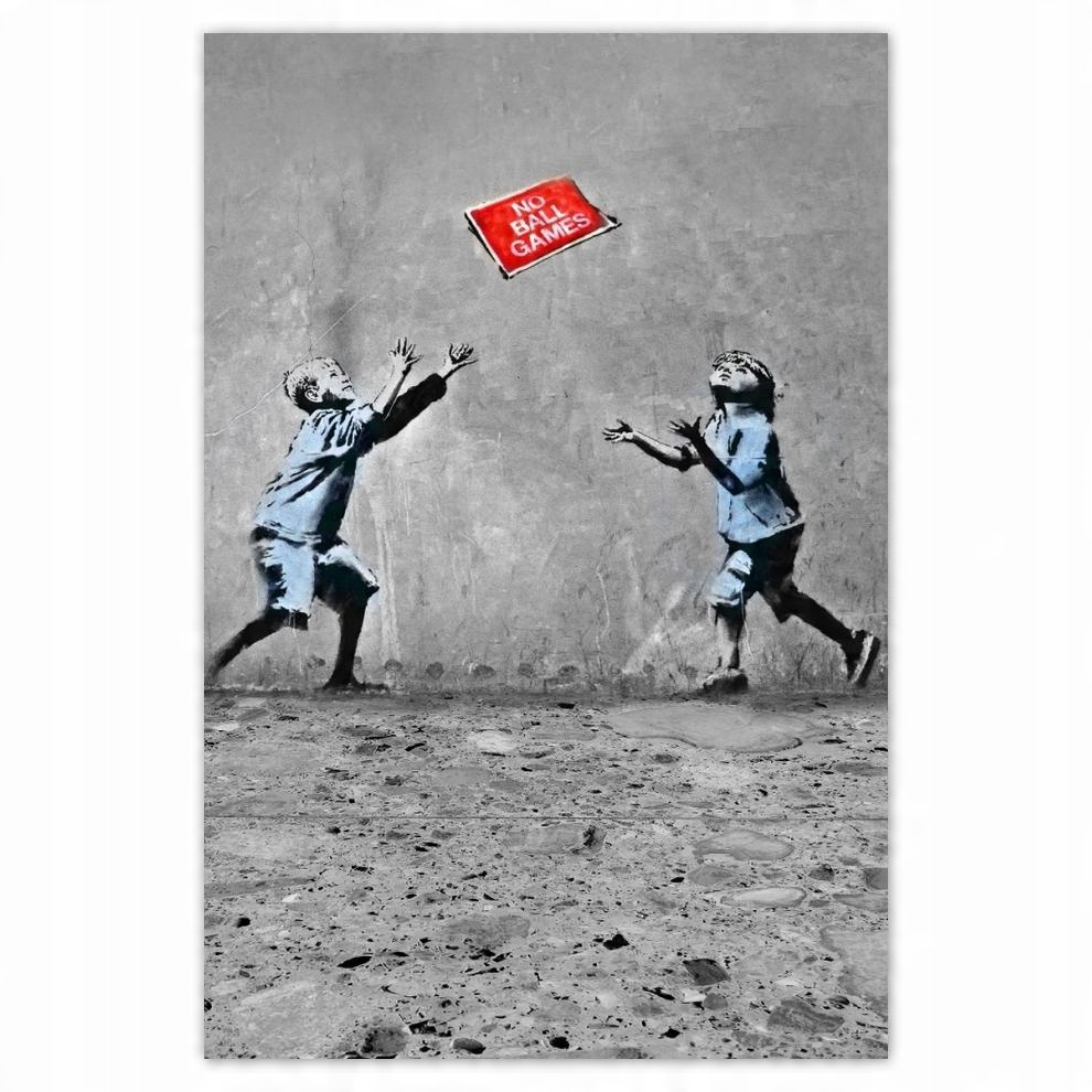 

Plakat 62x93 Banksy No Ball Games
