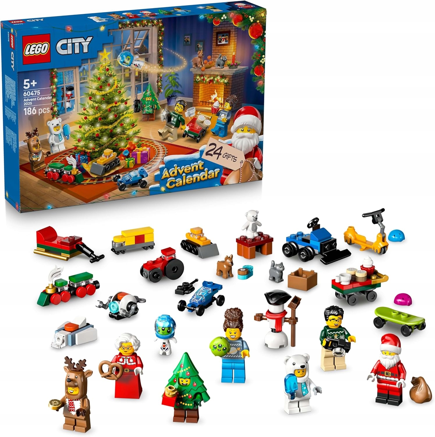 Lego City Adventní kalendář 2025 sada 60475 Dárek pro děti