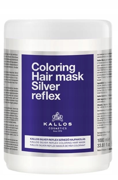 

Kallos Silver maska 1L