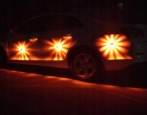 SAMOCHODOWA LAMPA AWARYJNA OSTRZEGAWCZA BŁYSKOWA LED FLARA MAGNES DO AUTA Źródło światła LED