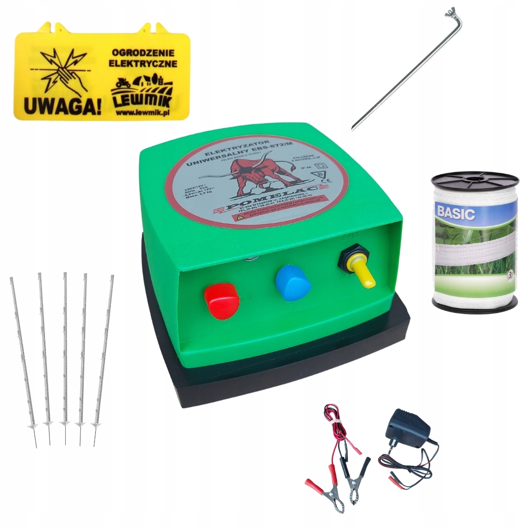 Pastuch Elektryczny Zestaw EBS 155 Palik, Konie
