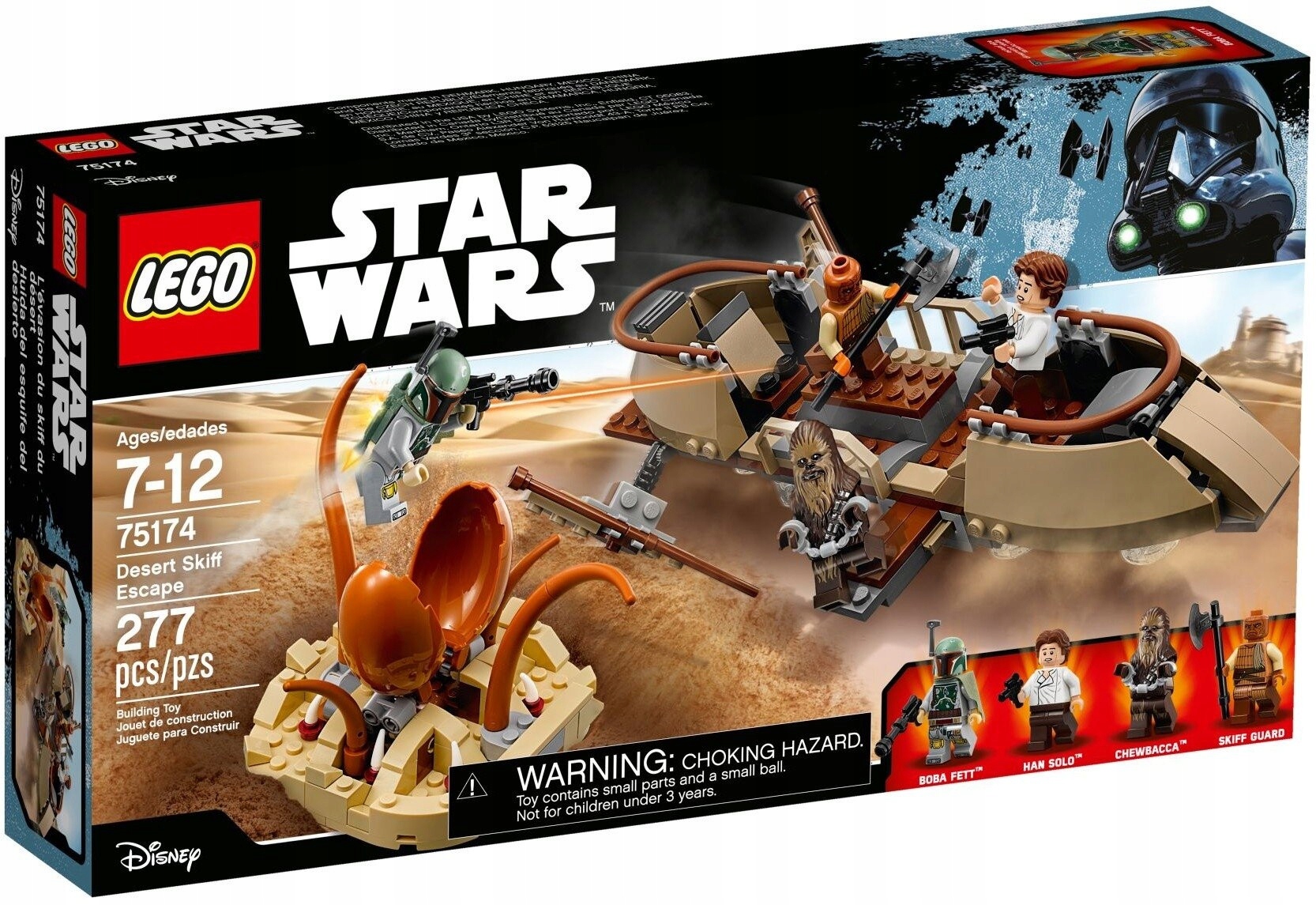 Lego Star Wars 75174 Útěk na pouštním člunu Nové