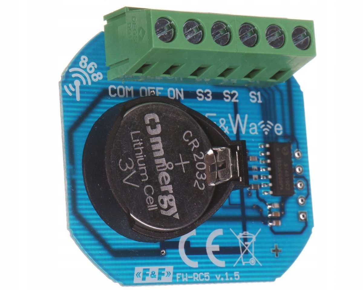 Radiowy bateryjny nadajnik 5-kanał. FW-RC5