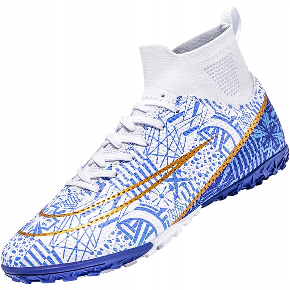 Vtasq Buty Męskie Sportowe Halówki Turfy Piłkarskie Biało-niebieskie 44 Eu