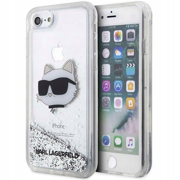 Karl Lagerfeld KLHCI8LNCHCS iPhone 7/8/SE 2020 Se 2022 srebrny/silver har