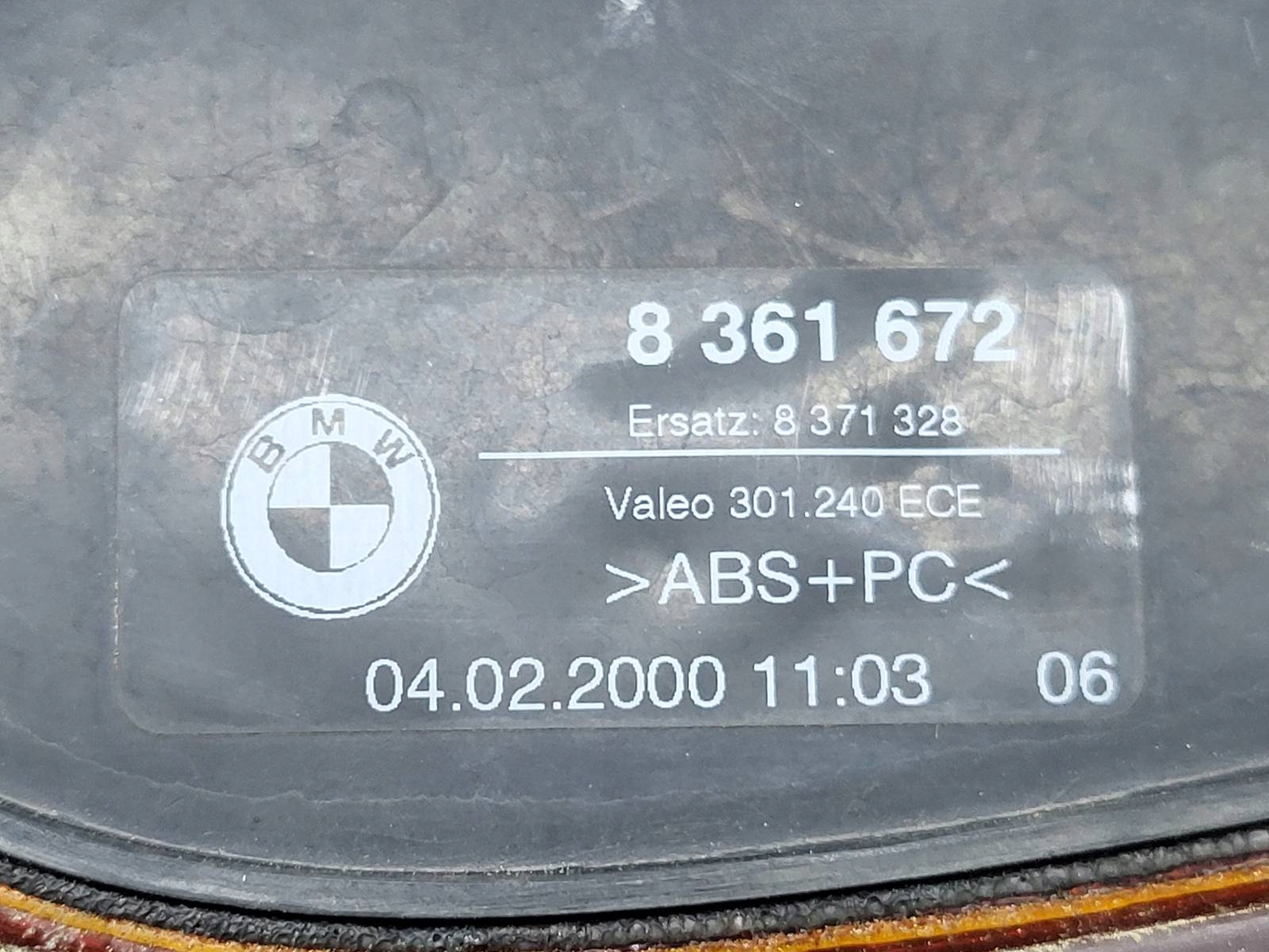 light right rear part BMW E39 523i 2,5 8361672 KOMBI
