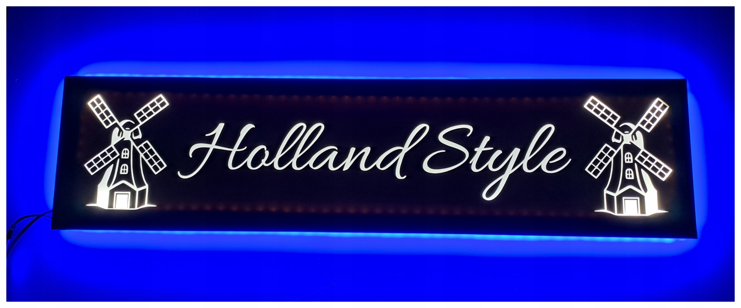 Led tabuľa Holand Style nad posteľou man daf scania s podsvietením kabíny Tir