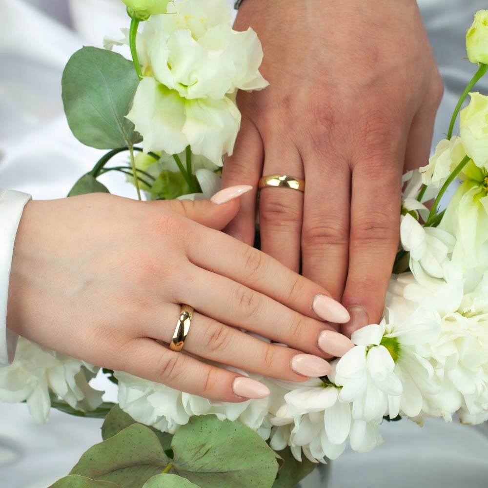 KLASYCZNE OBRĄCZKI ŚLUBNE GŁADKIE PÓŁOKRĄGŁE POLER Płeć uniseks