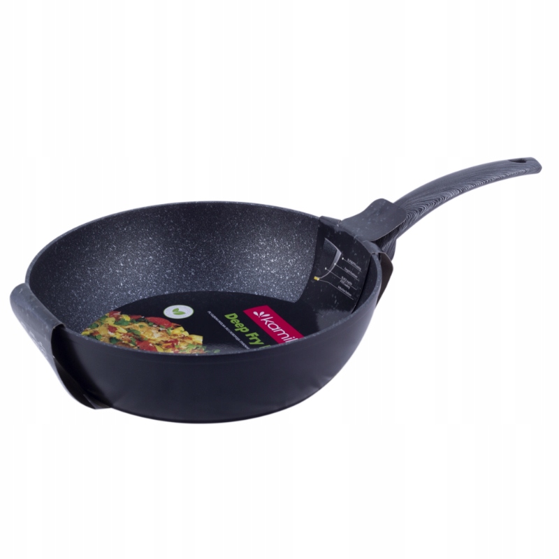 

Patelnia Marmurowa Gruba Głęboka Wok 26 CM Indukcj
