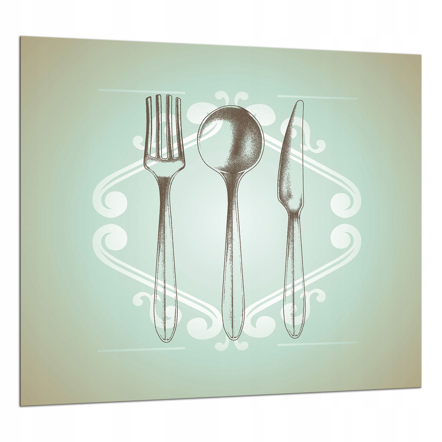 Skleněná Deska Ochranná Deska 65x60 Příborů