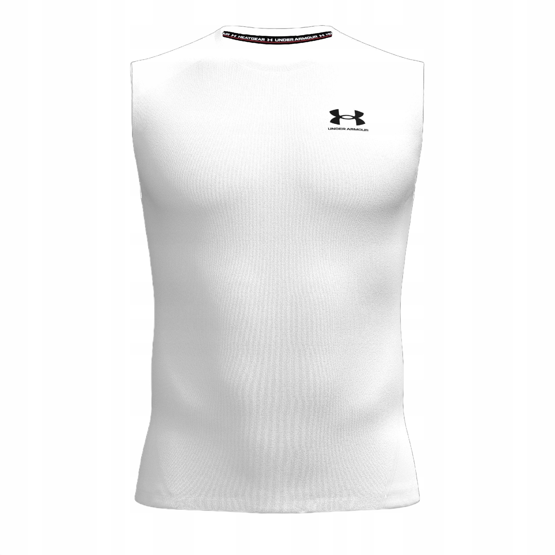 Pánské Tričko Tričko Under Armour Heatgear Bílé AW26 3XL