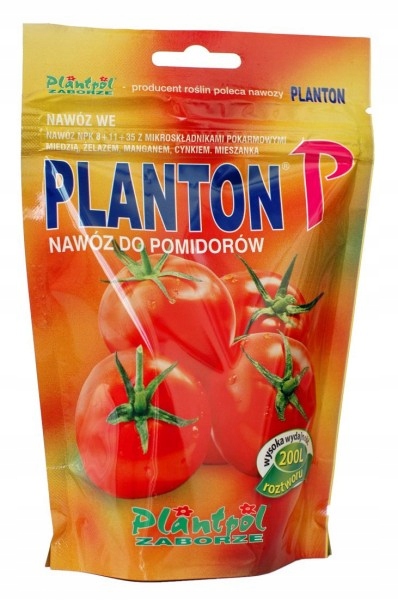 

Nawóz do pomidorów i papryk Planton P Wydajny 200g